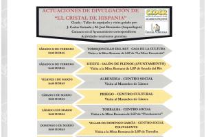 ACTUACIONES DE DIVULGACIÓN DE  "EL CRISTAL DE HISPANIA"0