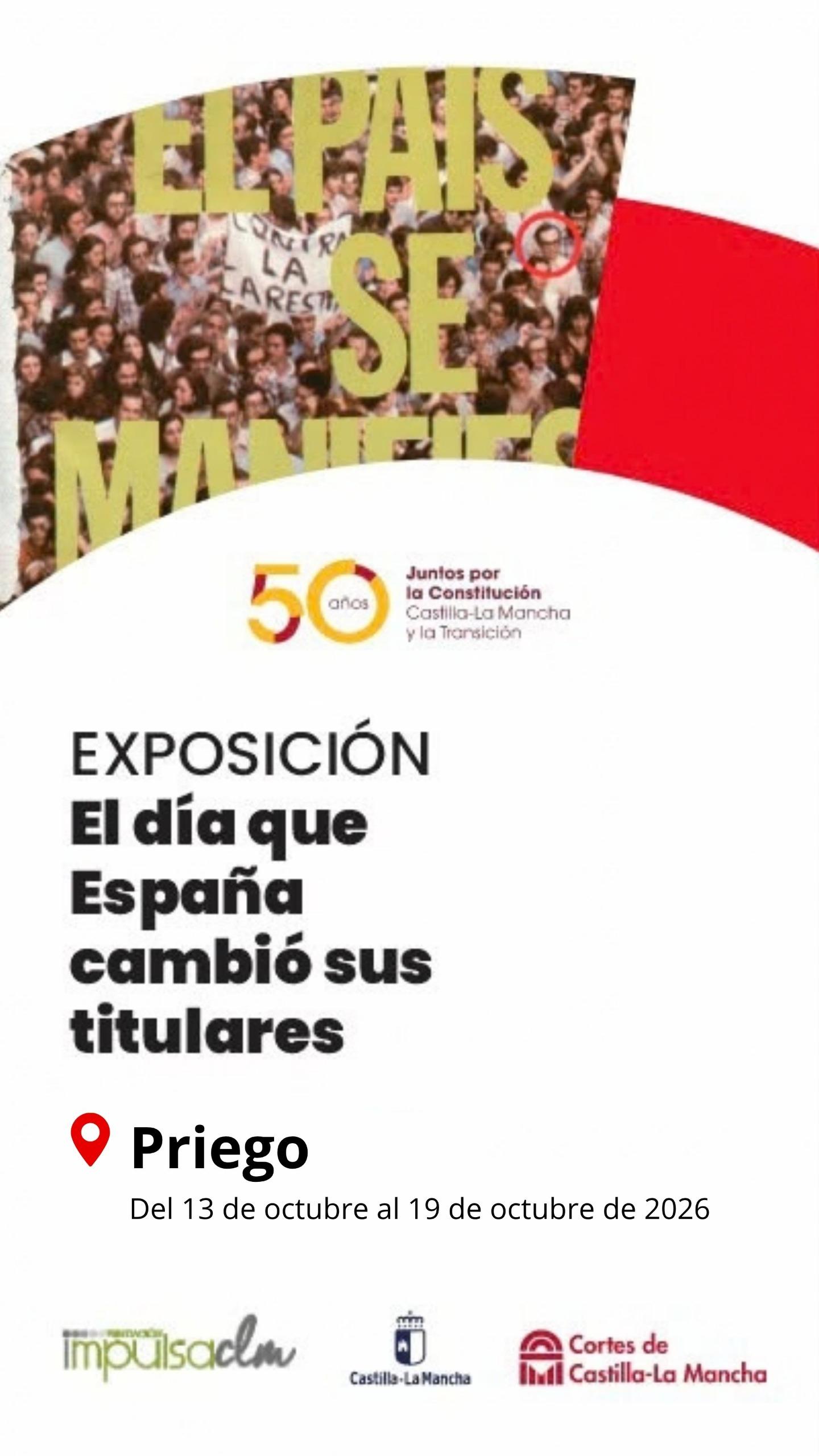 EXPOSICIONES: EL DÍA QUE ESPAÑA CAMBIO SUS TITULARES0